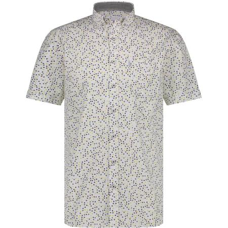 State Of Art Short Sleeve Overhemd Print Groen