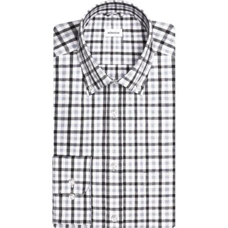 Seidensticker Flanellen Overhemd blauw, Ruit