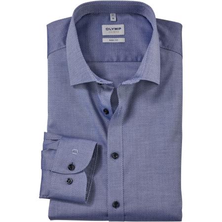 OLYMP Level Five Overhemd marine, Faux-uni