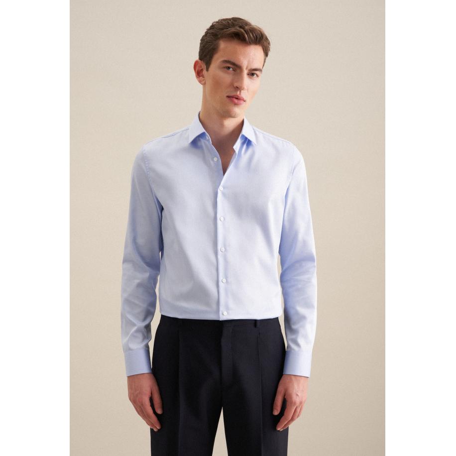 Seidensticker SEIDENSTICKER Zakelijk overhemd lichtblauw -