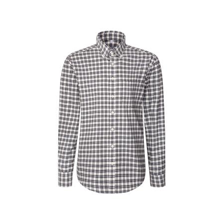 Seidensticker SEIDENSTICKER Overhemd grijs / donkergrijs / wit