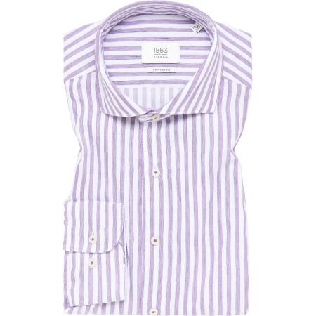 ETERNA 1863 Linnen Overhemd, Gestreept