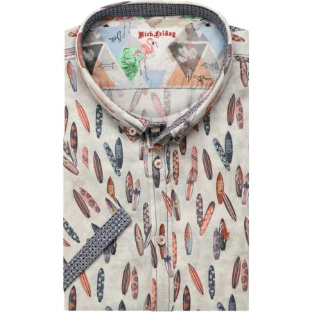 Rich Friday by Jupiter Overhemd Korte mouw wit