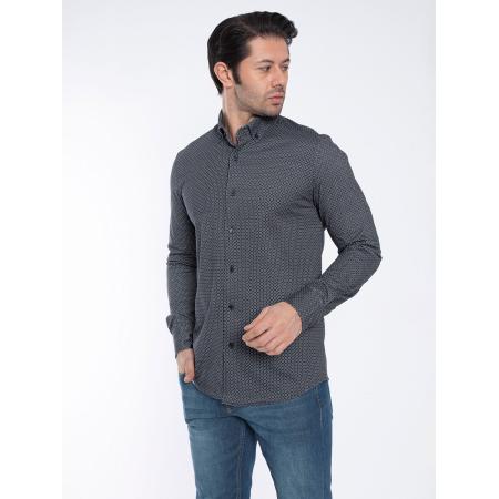 By Diess Collection By Diess Collection Overhemd marine / lila / wit