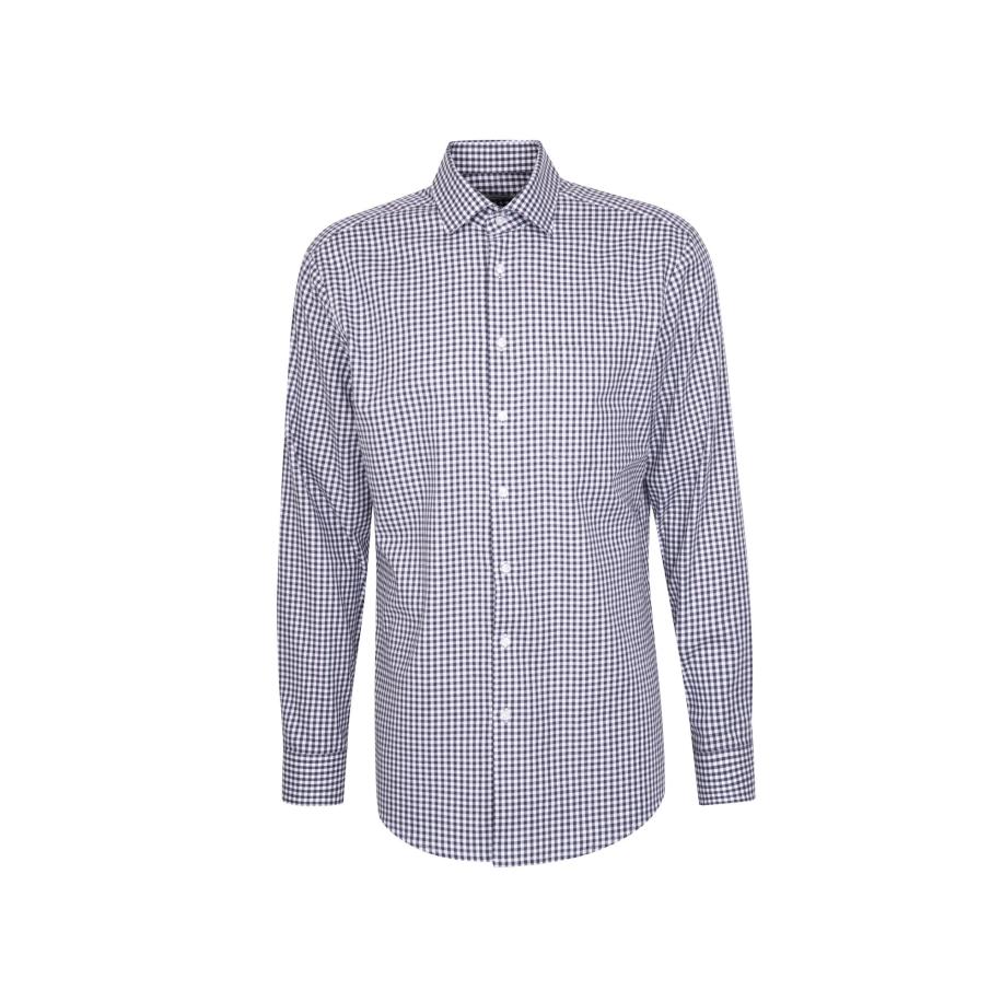 SEIDENSTICKER Zakelijk overhemd Schwarze Rose donkerblauw / wit Blauw