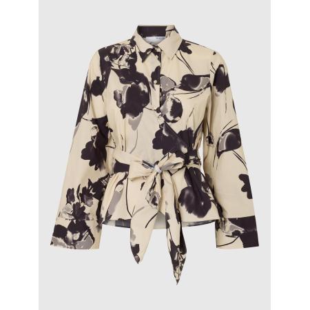 Selected SELECTED Blouse taupe / greige / zwart