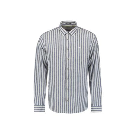 No Excess No Excess Overhemd indigo / wit