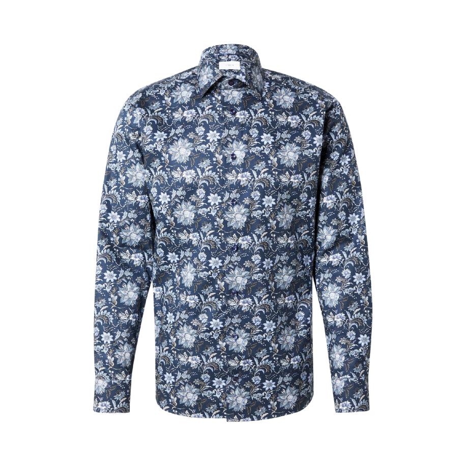 Eton ETON Overhemd navy / lichtblauw / olijfgroen / wit -