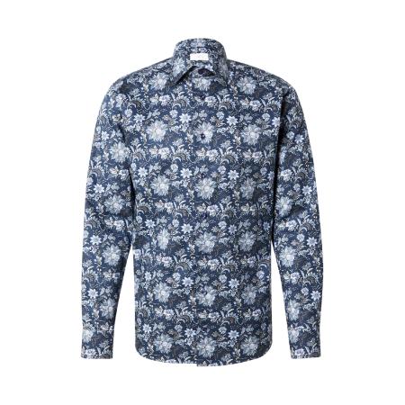 Eton ETON Overhemd navy / lichtblauw / olijfgroen / wit