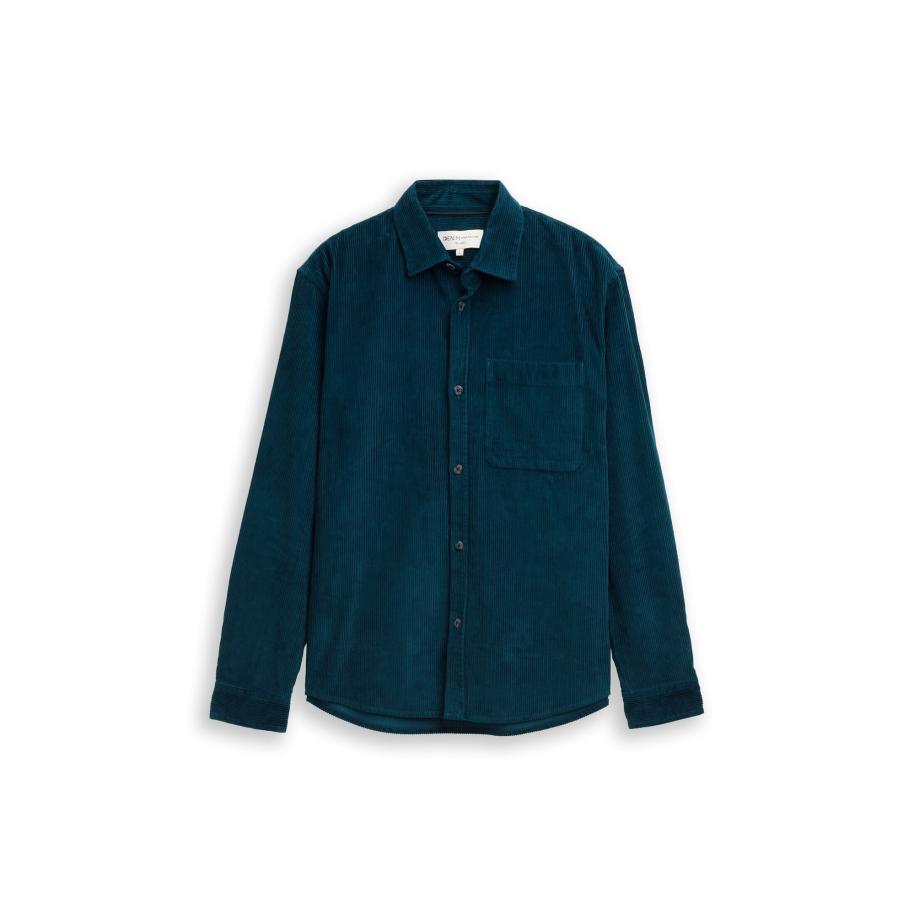 Tom Tailor TOM TAILOR DENIM Overhemd petrol -