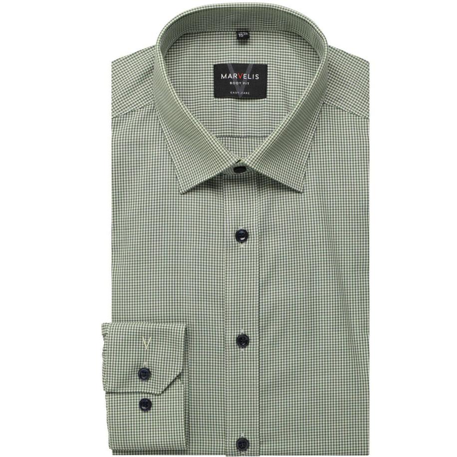 Marvelis Overhemd groen/wit, Ruit Multicolor