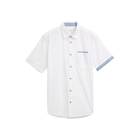 Tom Tailor TOM TAILOR Overhemd hemelsblauw / wit