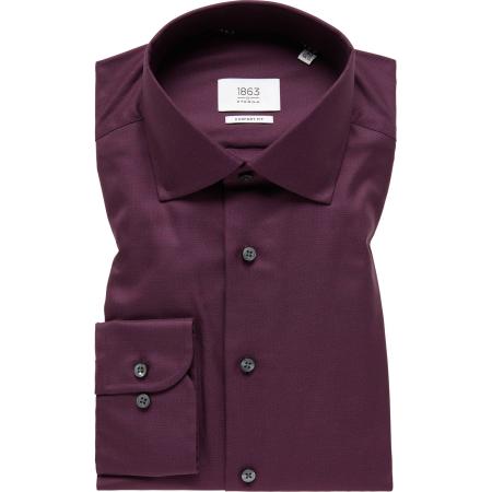 ETERNA 1863 Overhemd, Gestructureerd