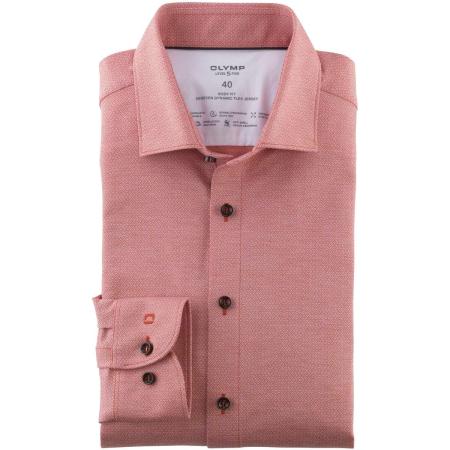 OLYMP Level Five 24/Seven Jersey shirt rood-oranje, Motief