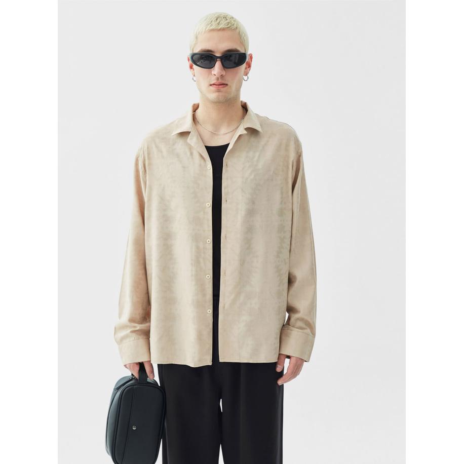 VAMOS CLO Overhemd beige Bruin