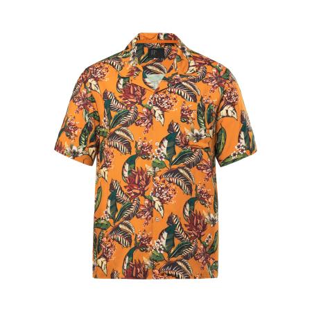 JP1880 JP1880 Overhemd donkergroen / mandarijn / rood