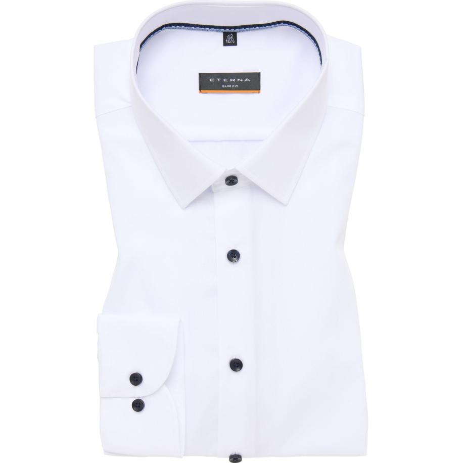 ETERNA Overhemd ML6 (vanaf 68 CM) wit Wit