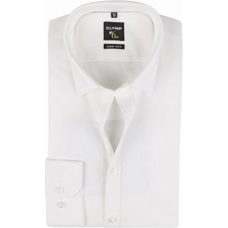 OLYMP No'6 six Skinny Fit Overhemd Off-White