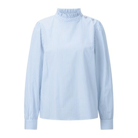 Rich & Royal Rich & Royal Blouse blauw / wit