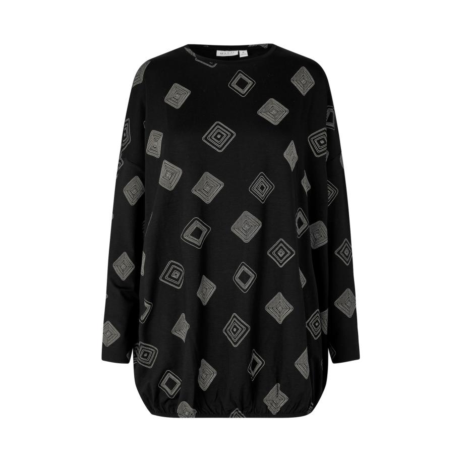 Masai Masai Blouse Baggy grijs / zwart -