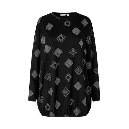 Masai Masai Blouse Baggy grijs / zwart