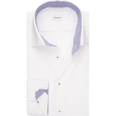 Seidensticker Overhemd wit, Effen