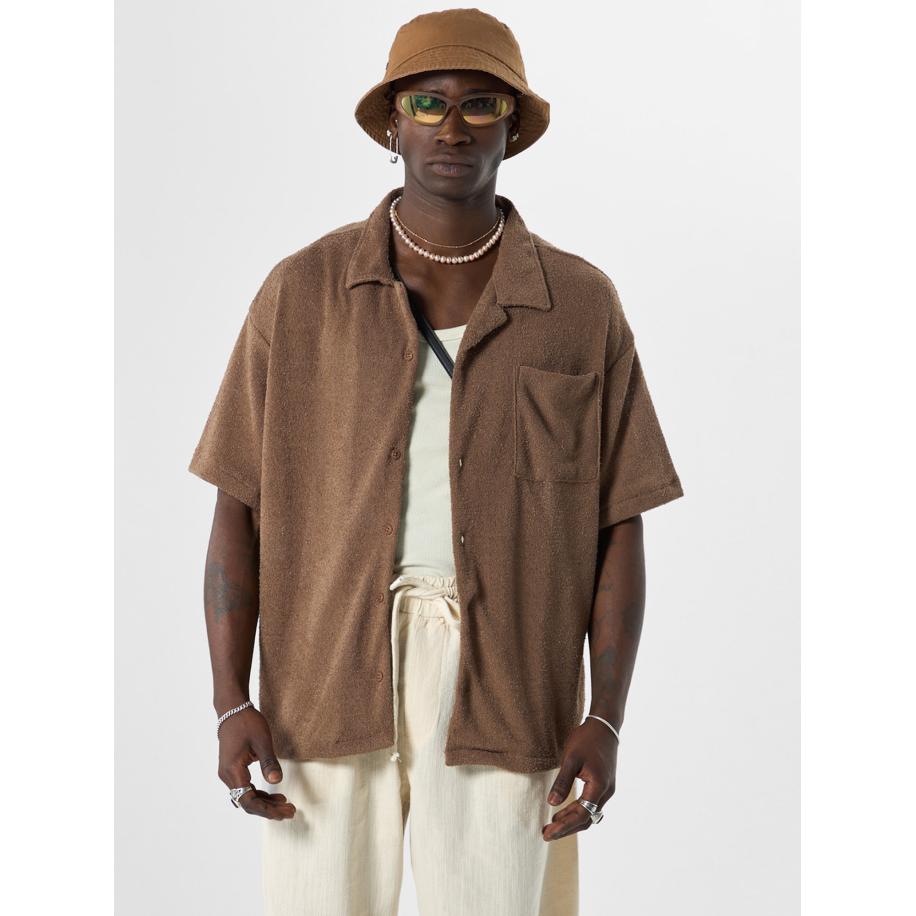 VAMOS CLO Overhemd bruin Bruin