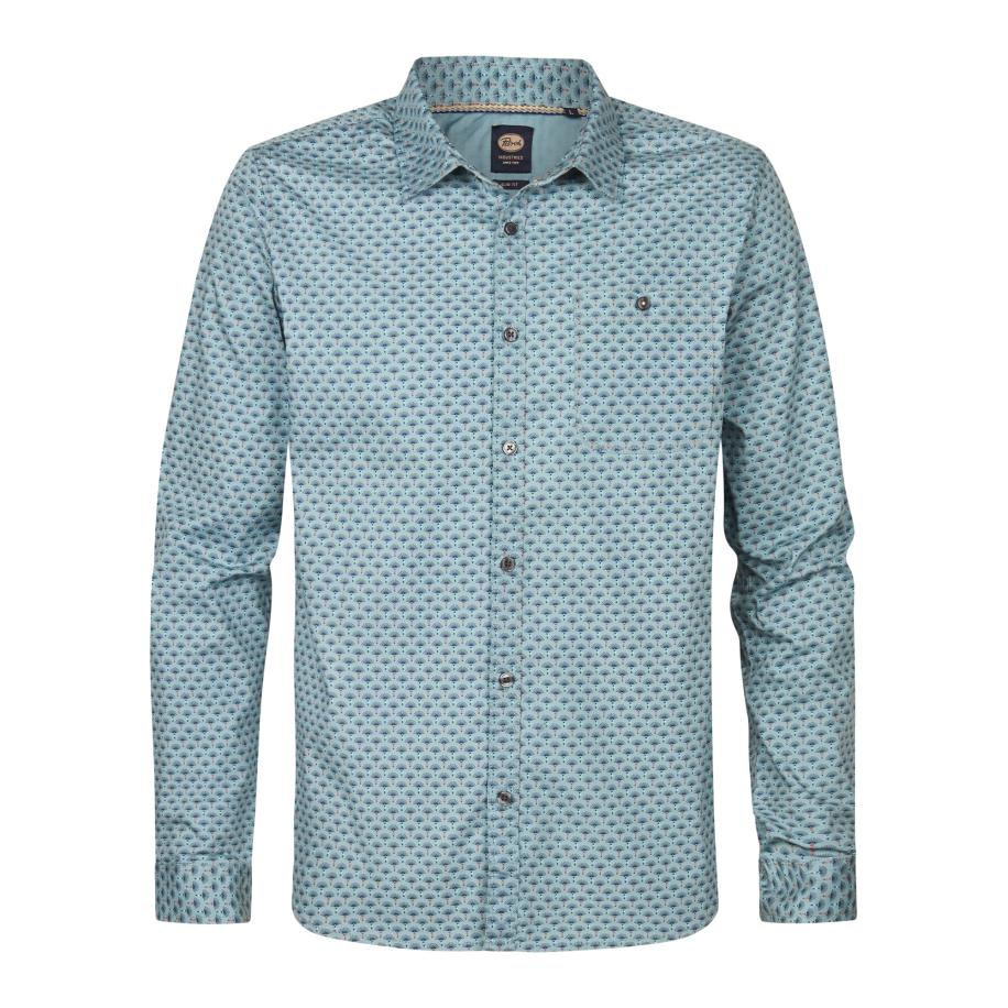 Petrol Industries Petrol Industries Overhemd lichtblauw / gemengde kleuren -