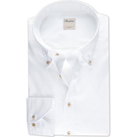 Stenströms Overhemd wit, Effen