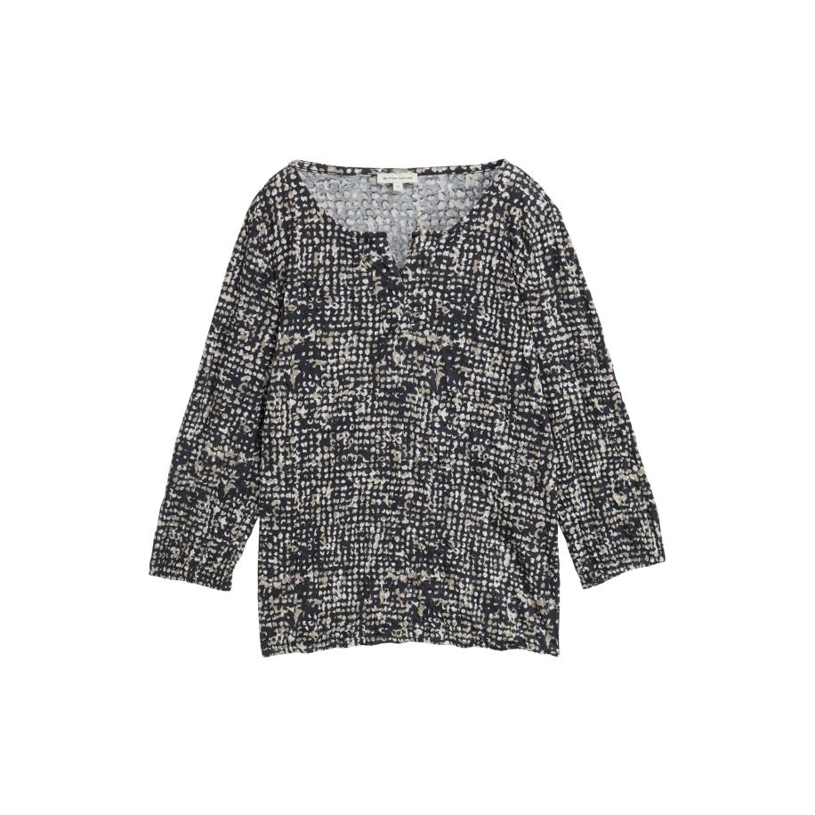 Tom Tailor TOM TAILOR Blouse camel / navy / wit -