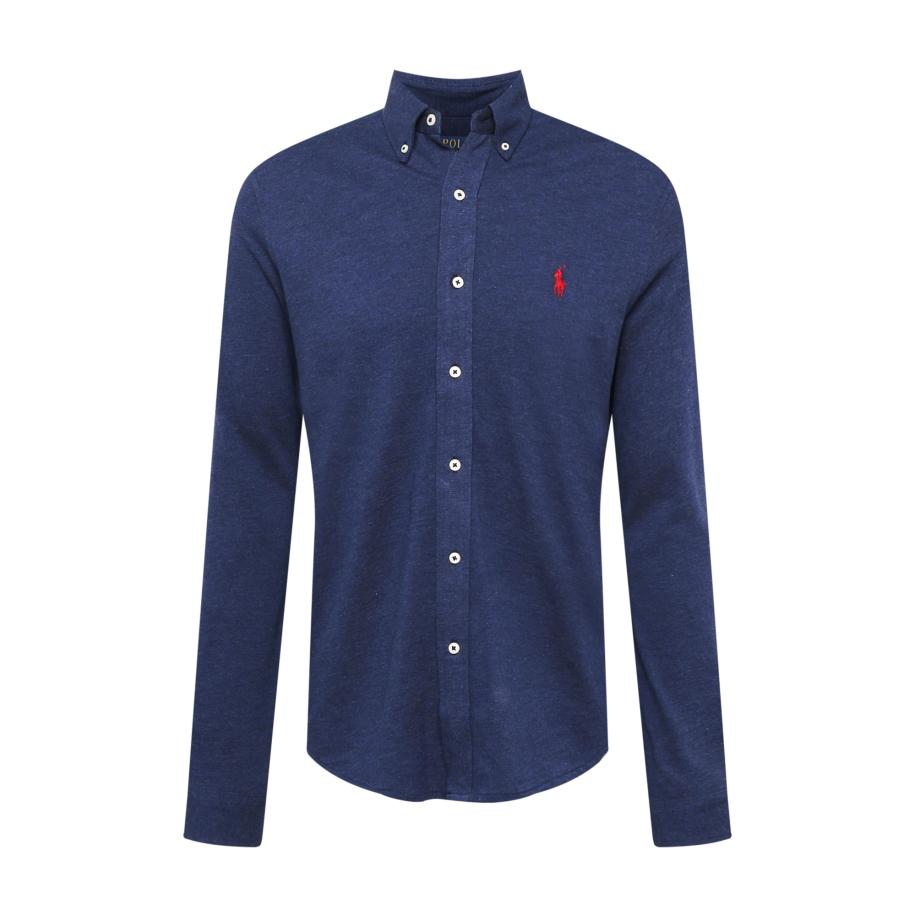 Polo Ralph Lauren Overhemd navy / rood Blauw