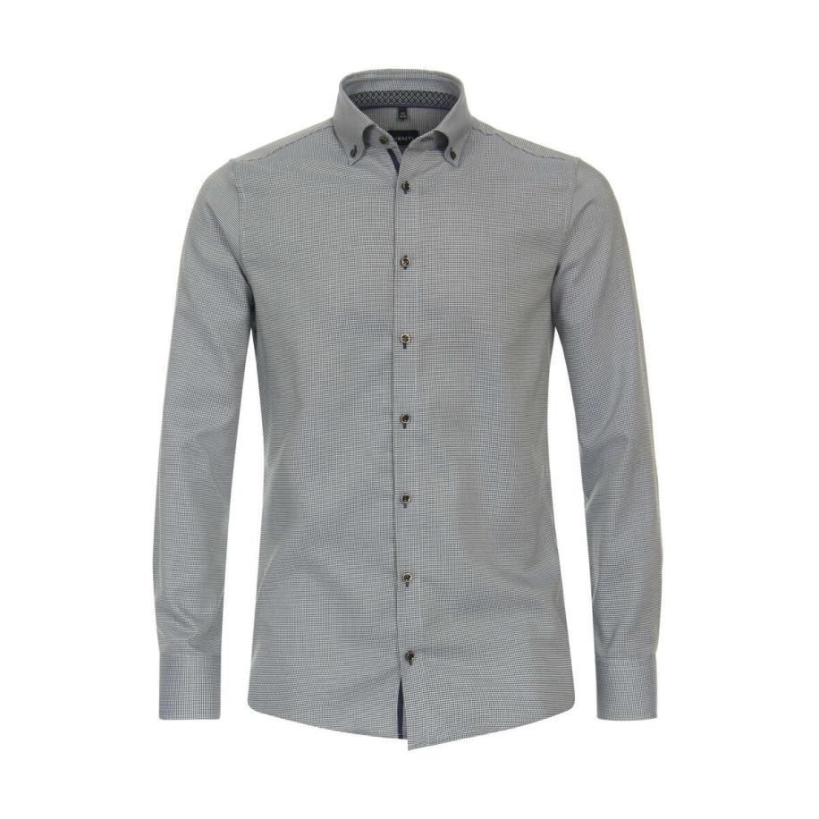 Venti Overhemd groen, Pied De Poule Groen