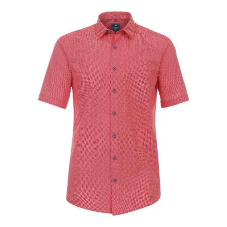Redmond Casual Overhemd Korte mouw rood
