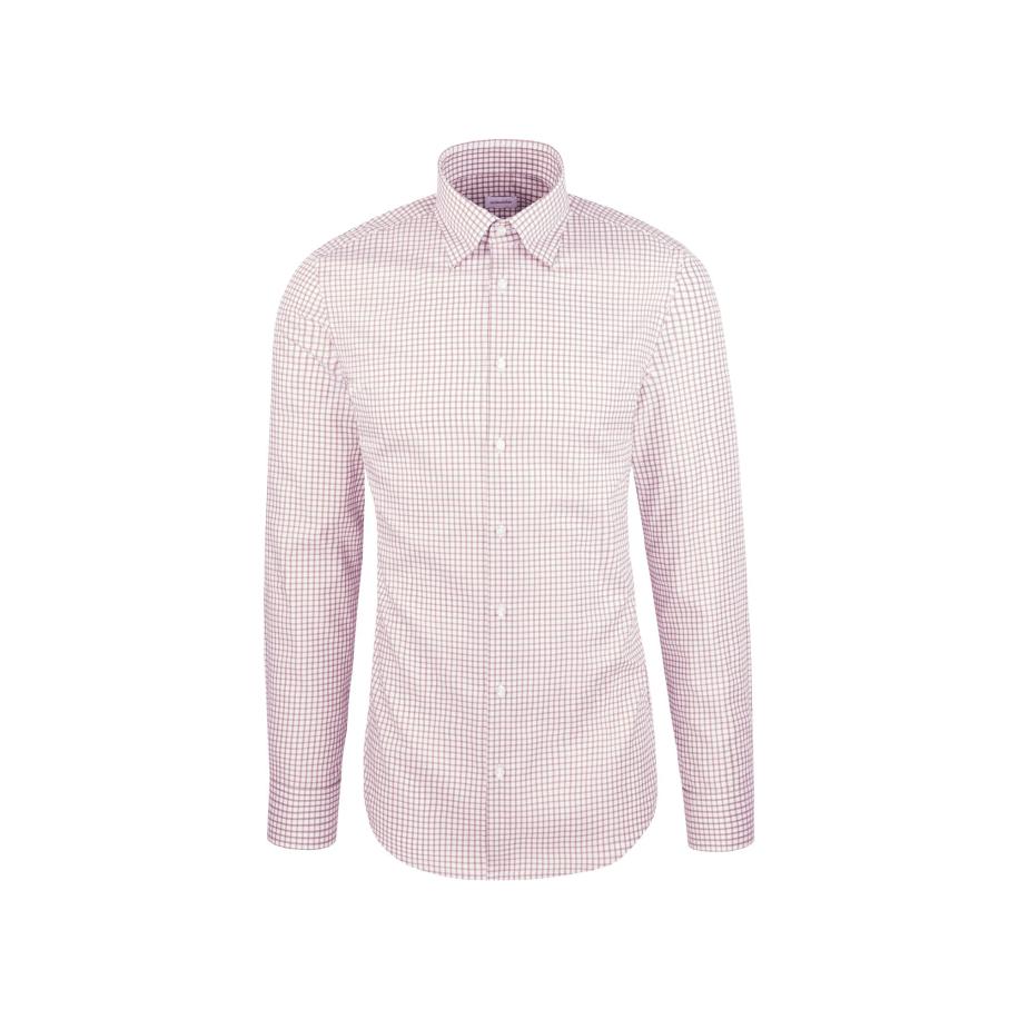 SEIDENSTICKER Zakelijk overhemd bruin / wit Wit