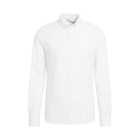 KnowledgeCotton Apparel KnowledgeCotton Apparel Overhemd Harald wit