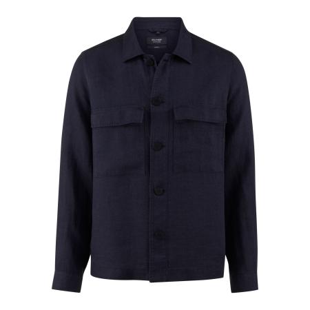 OLYMP SIGNATURE Casual Overshirt marine, Effen