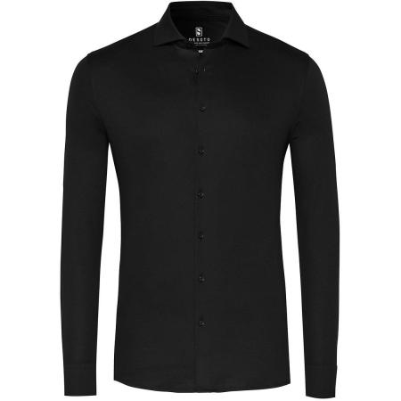 Desoto Essential Overhemd Hai Jersey Zwart