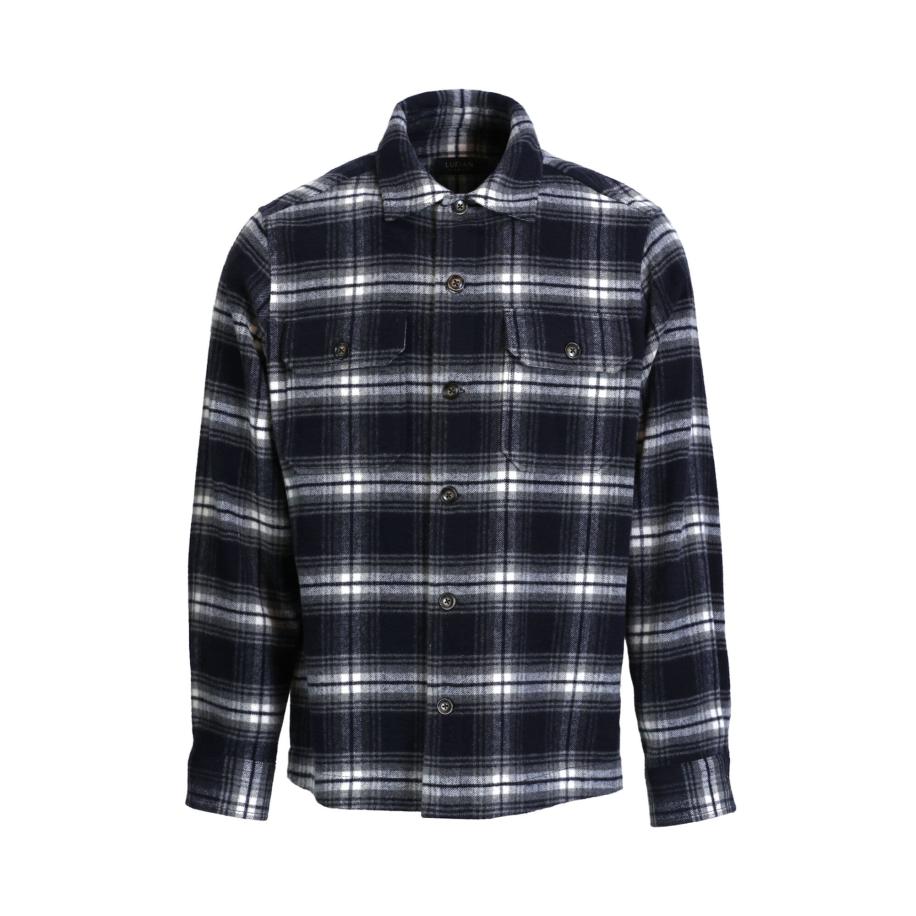 Lufian Lufian Overhemd donkerblauw -