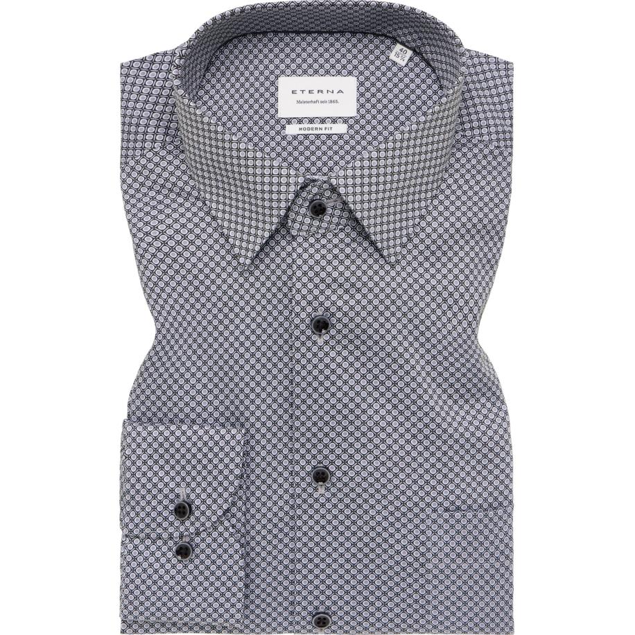 ETERNA Overhemd ML6 (vanaf 68 CM) zilver Zilver