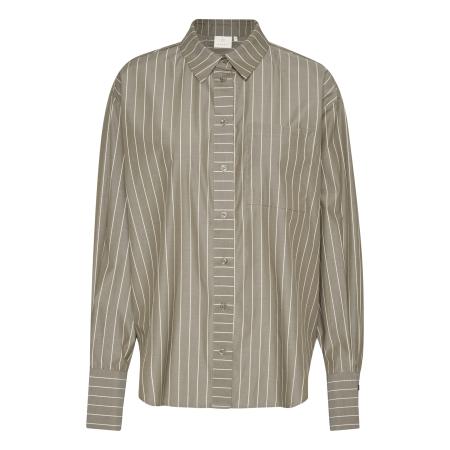 Kaffe Kaffe Blouse Jerrie ecru / bruin gemêleerd