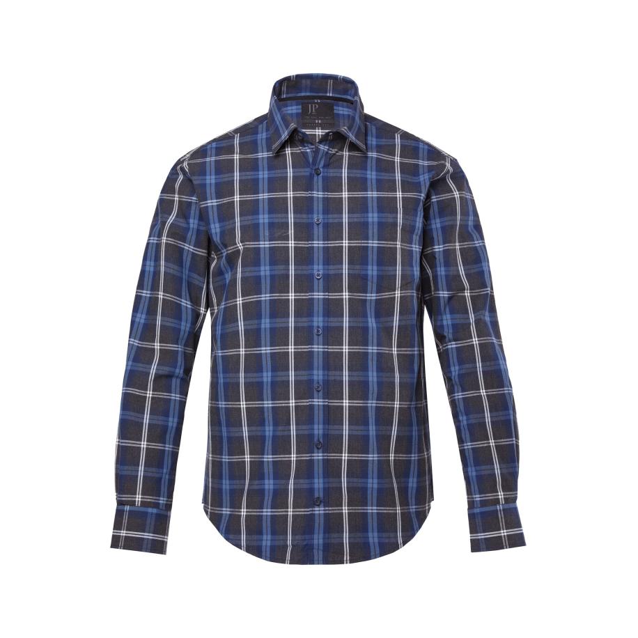 JP1880 JP1880 Overhemd antraciet / wit -