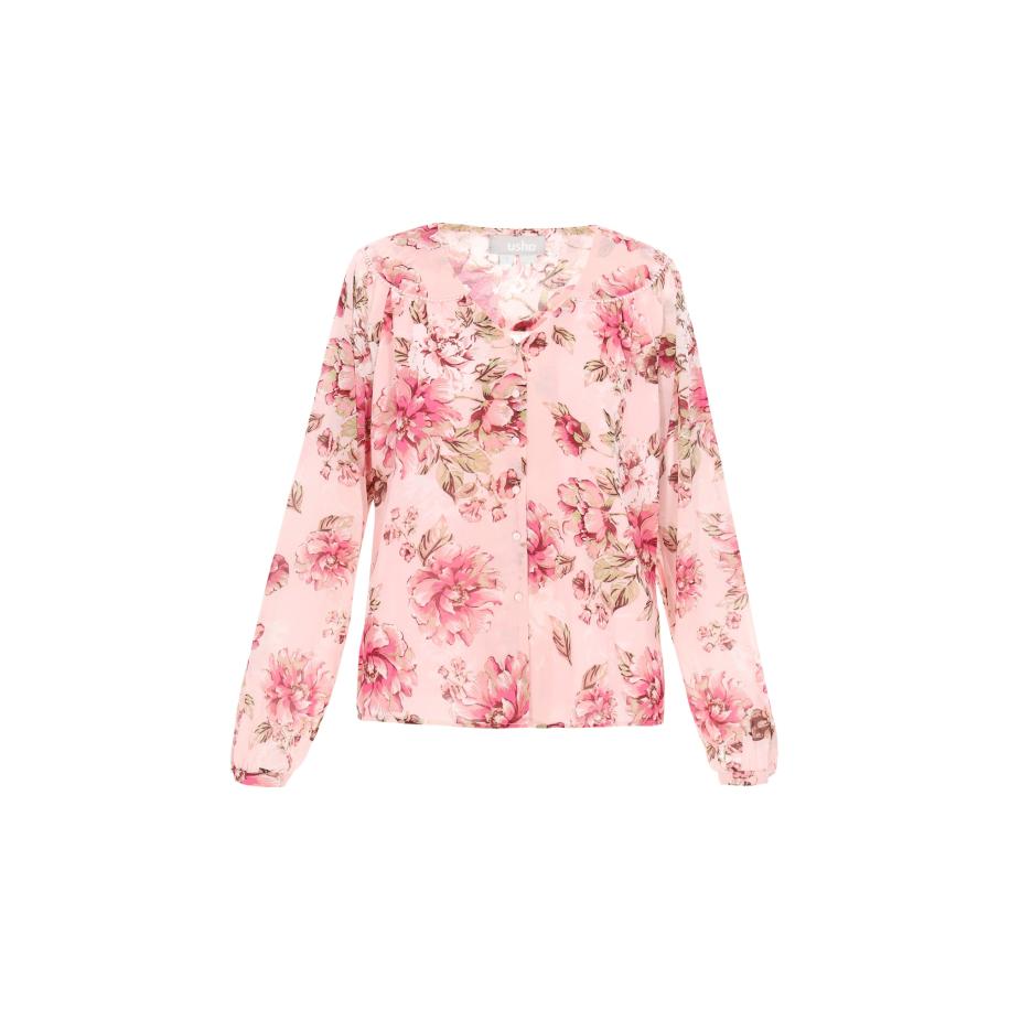 Usha Usha Blouse kaki / pink / rosa -