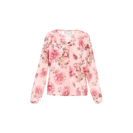 Usha Usha Blouse kaki / pink / rosa