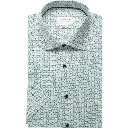 ETERNA Overhemd Korte mouw groen