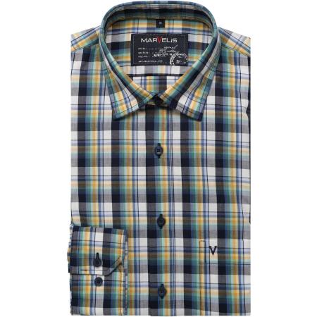 Marvelis Casual Overhemd groen, Ruit
