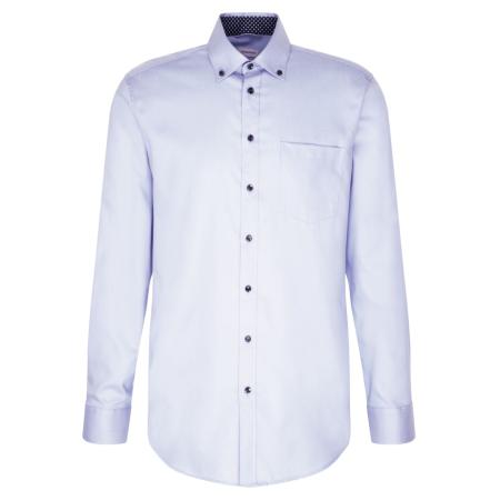 Seidensticker Overhemd lichtblauw, Effen