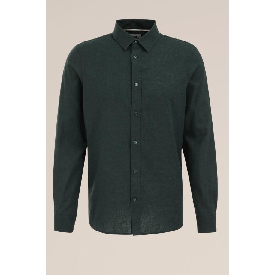 WE Fashion WE Fashion Overhemd donkergroen Groen
