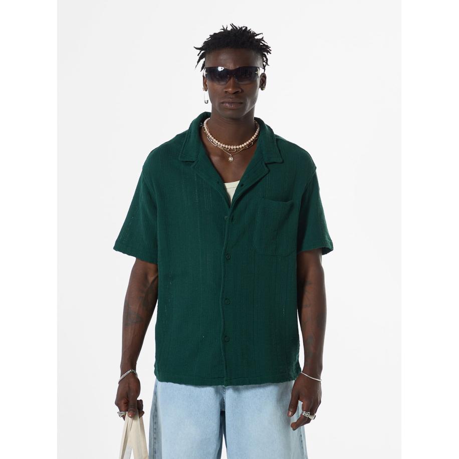 VAMOS CLO Overhemd groen Groen