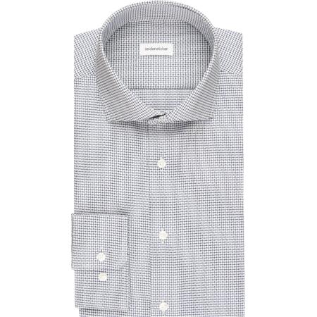 Seidensticker Overhemd blauw, Pied De Poule