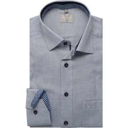 Marvelis Overhemd blauw, Effen